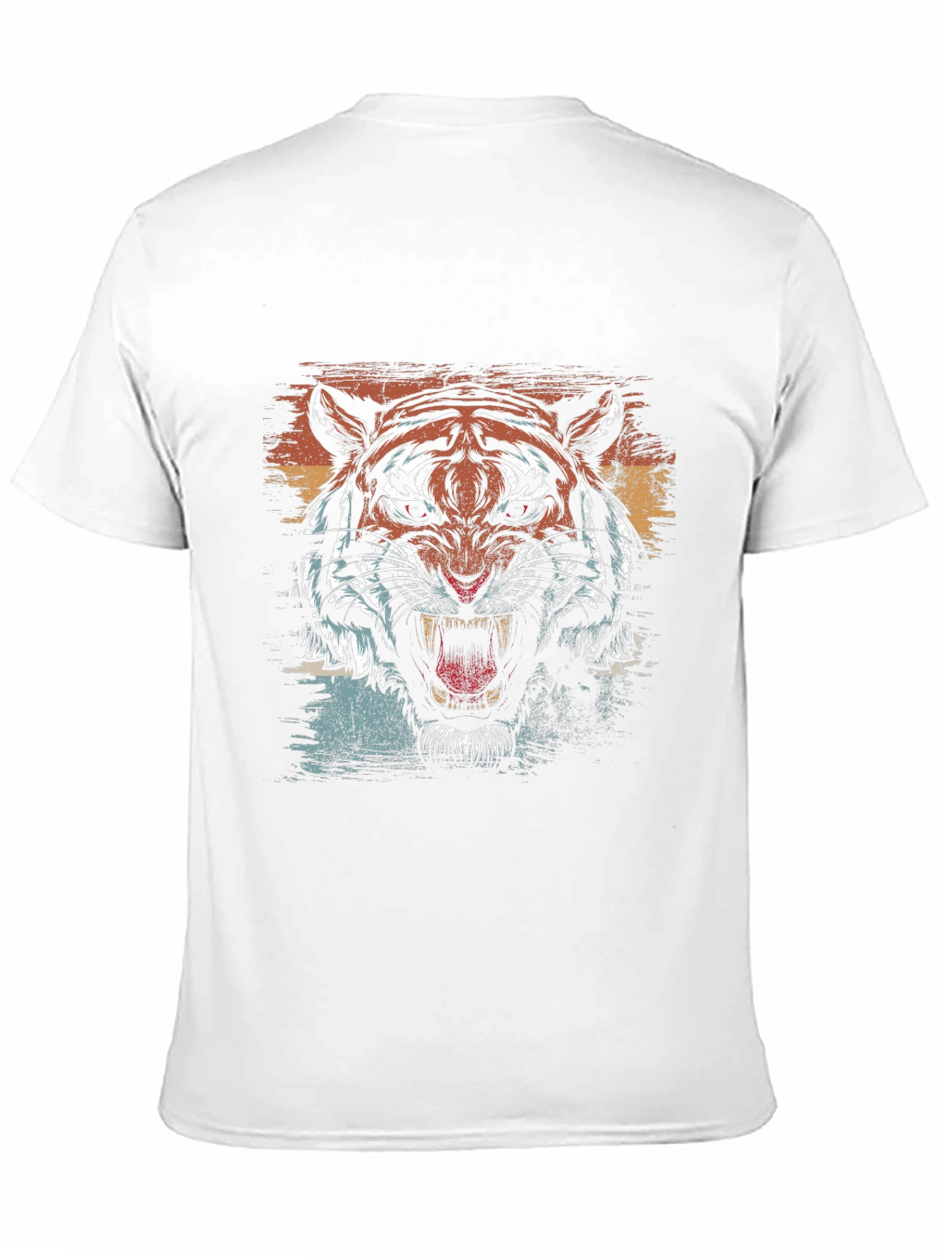 Roaring Tiger Graphic Tee - Mens Black T-Shirt