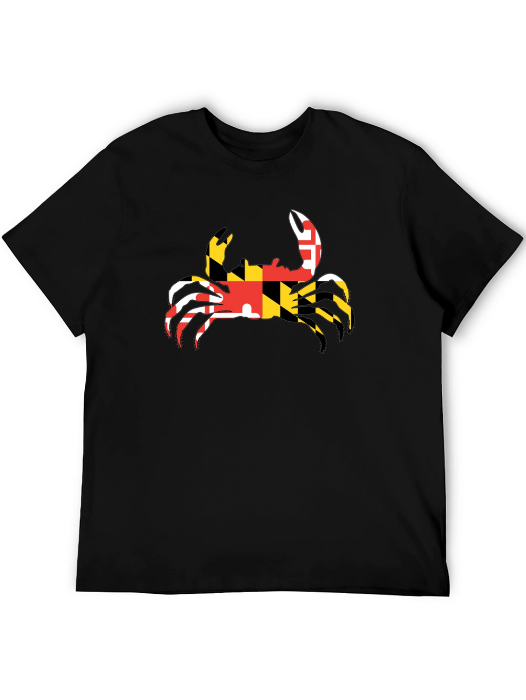 Maryland Crab T-Shirt - Black Graphic Tee