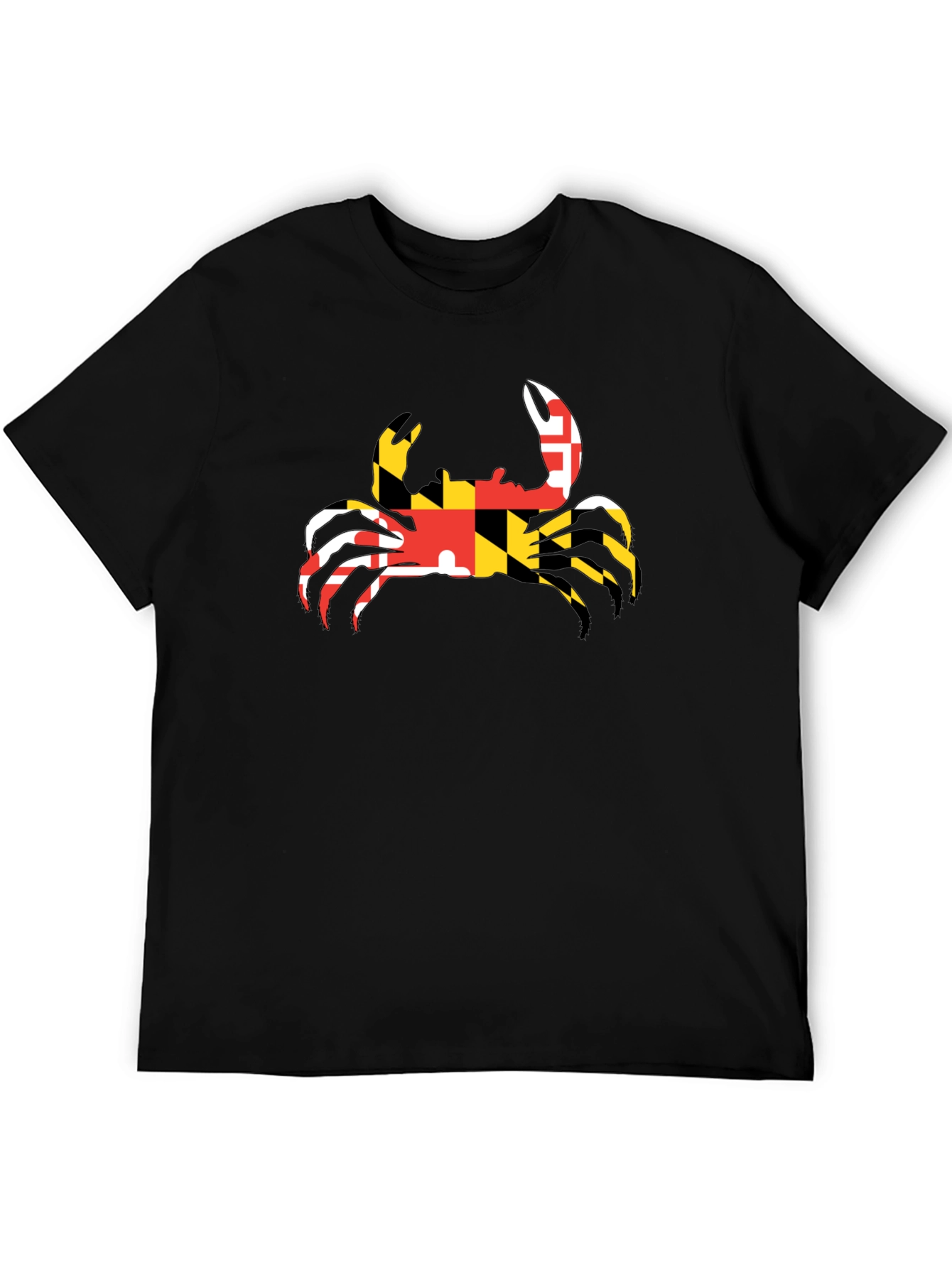 Maryland Crab T-Shirt - Black Graphic Tee
