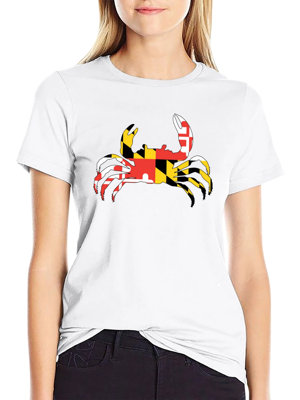 Maryland Crab T-Shirt - Black Graphic Tee
