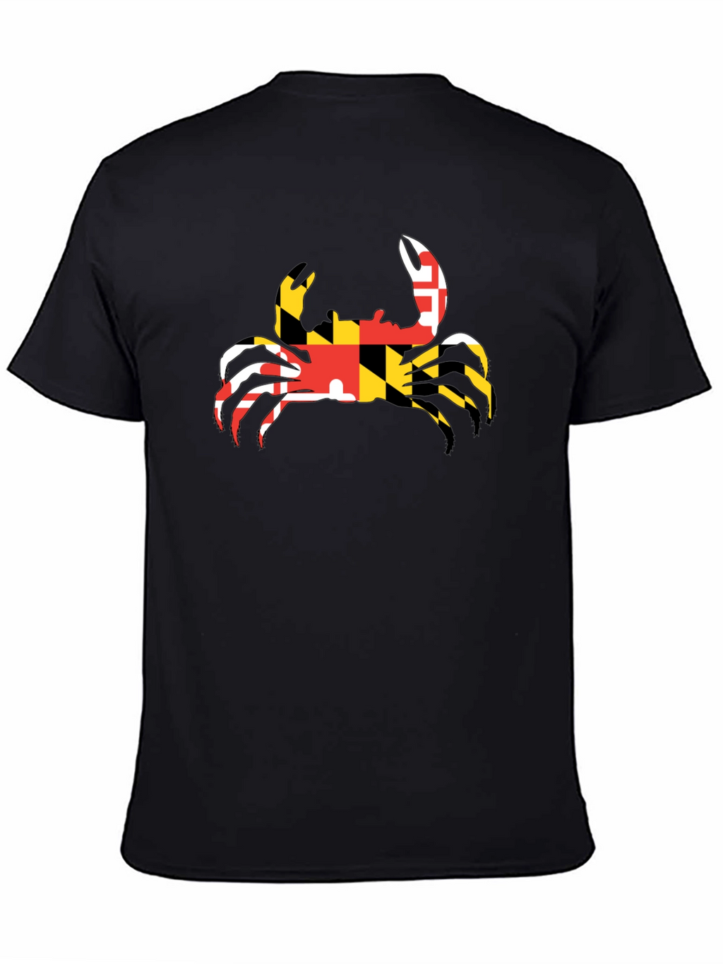 Maryland Crab T-Shirt - Black Graphic Tee
