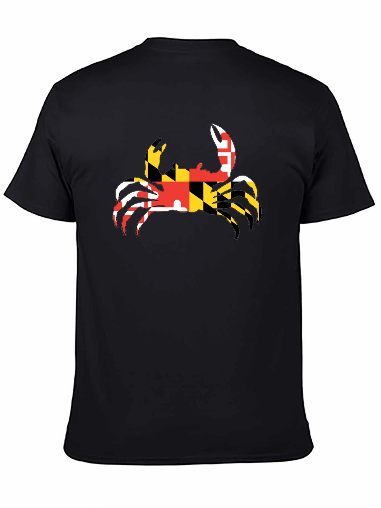 Maryland Crab T-Shirt - Black Graphic Tee