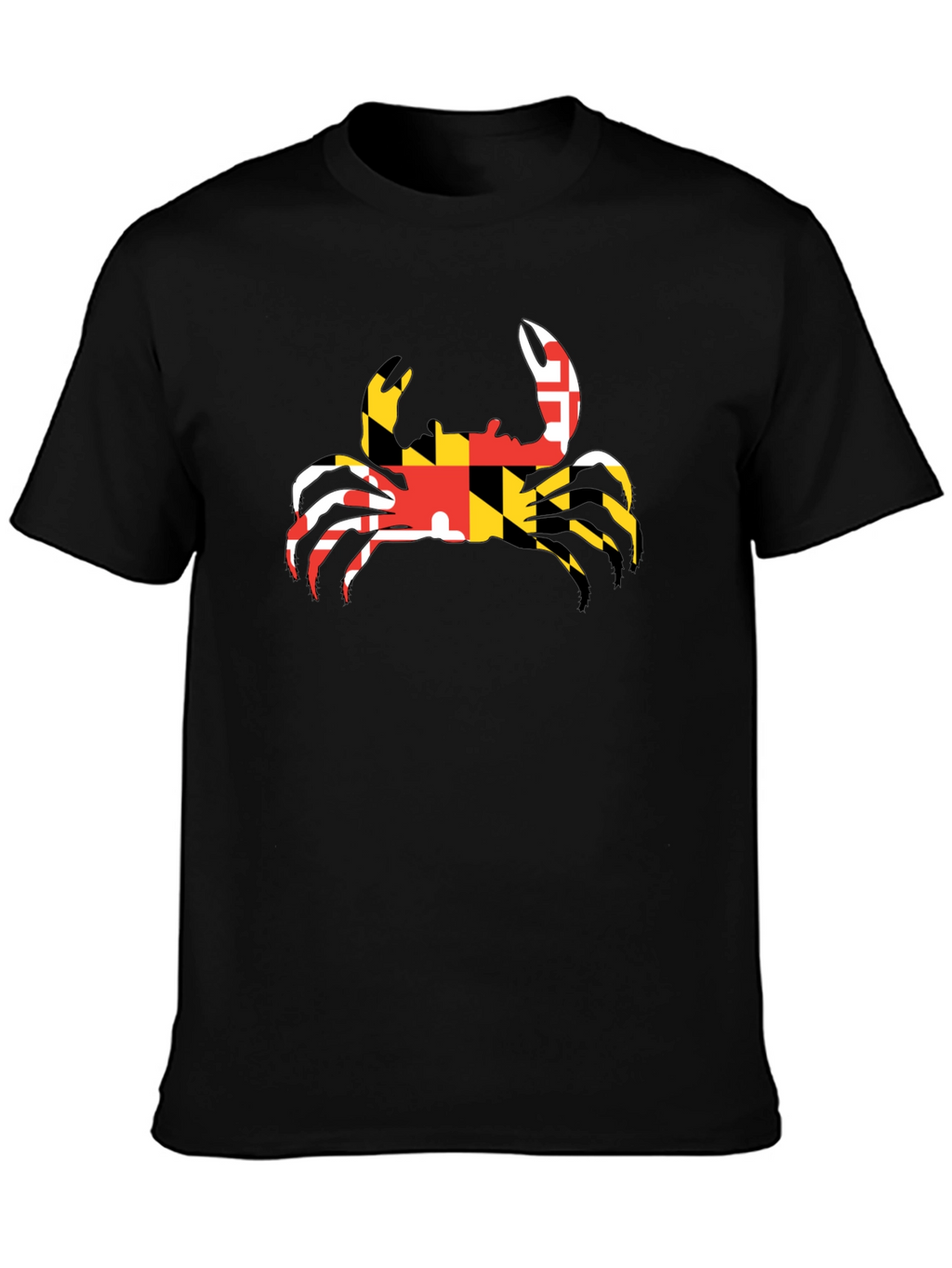 Maryland Crab T-Shirt - Black Graphic Tee