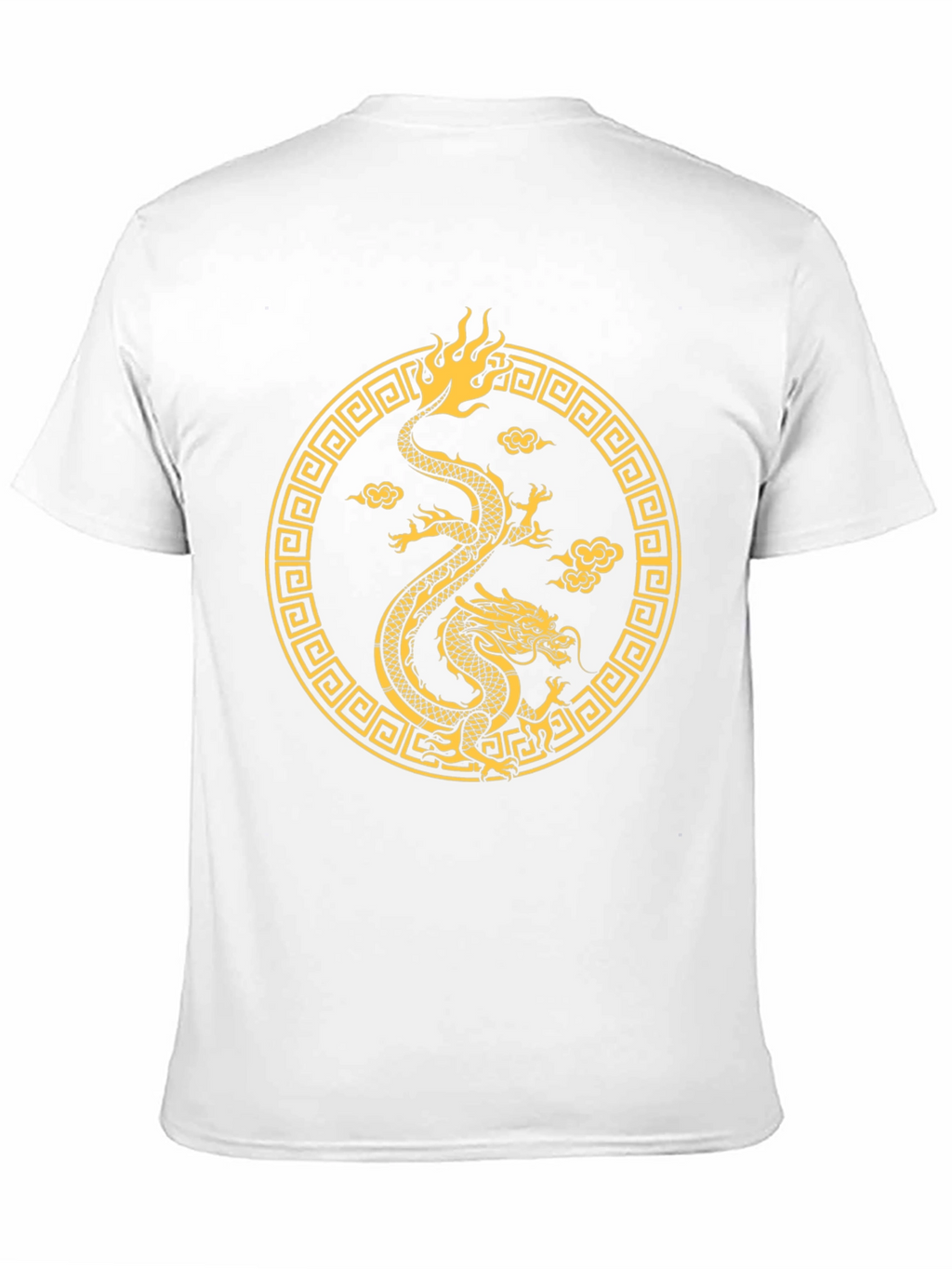 Golden Dragon Graphic Tee - Black