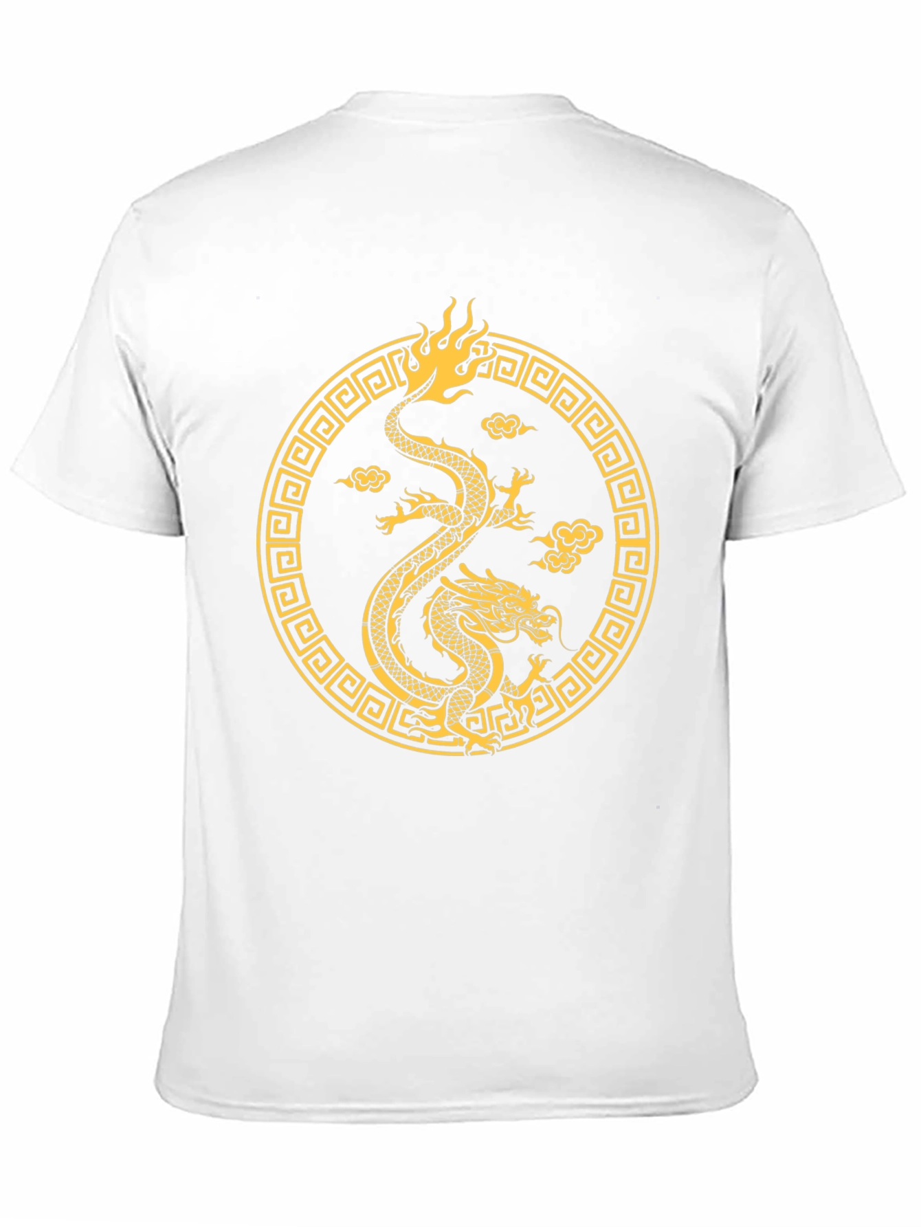 Golden Dragon Graphic Tee - Black