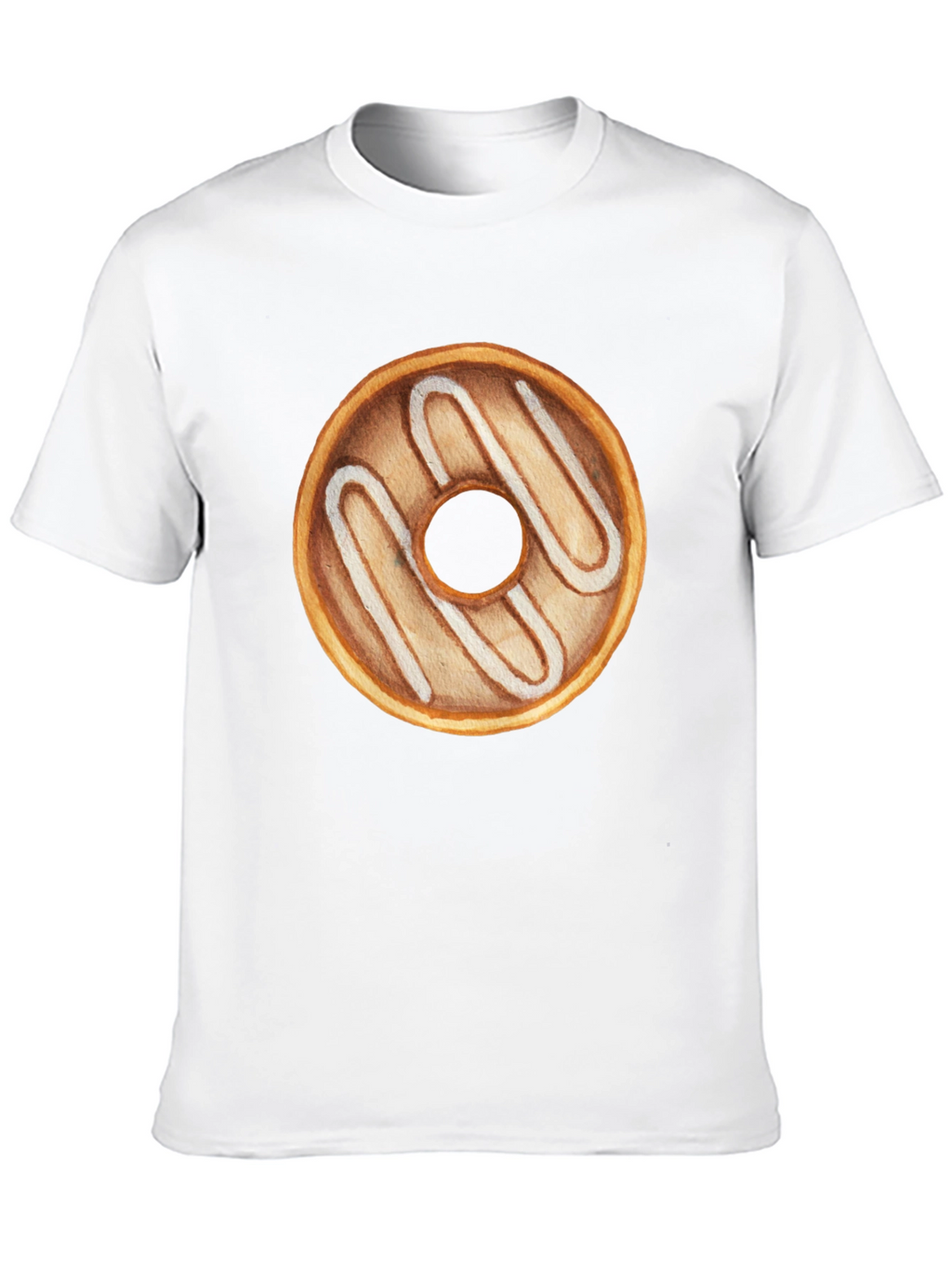 Donut Graphic Tee - Black Casual T-Shirt