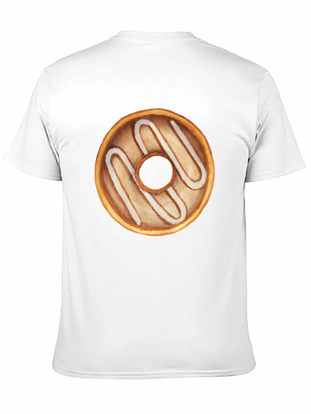 Donut Graphic Tee - Black Casual T-Shirt