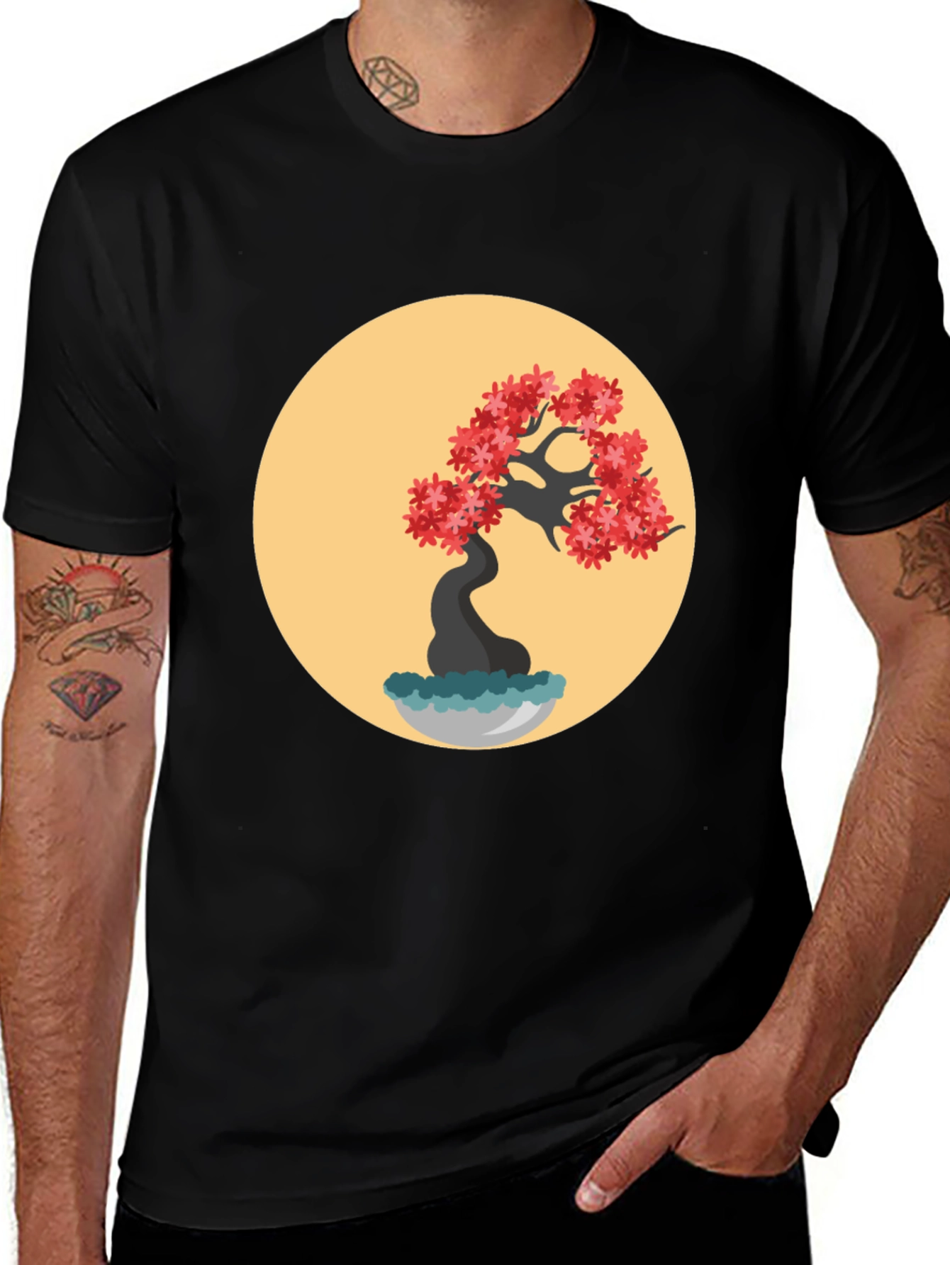 Bonsai Tree Graphic Tee - Stylish & Unique