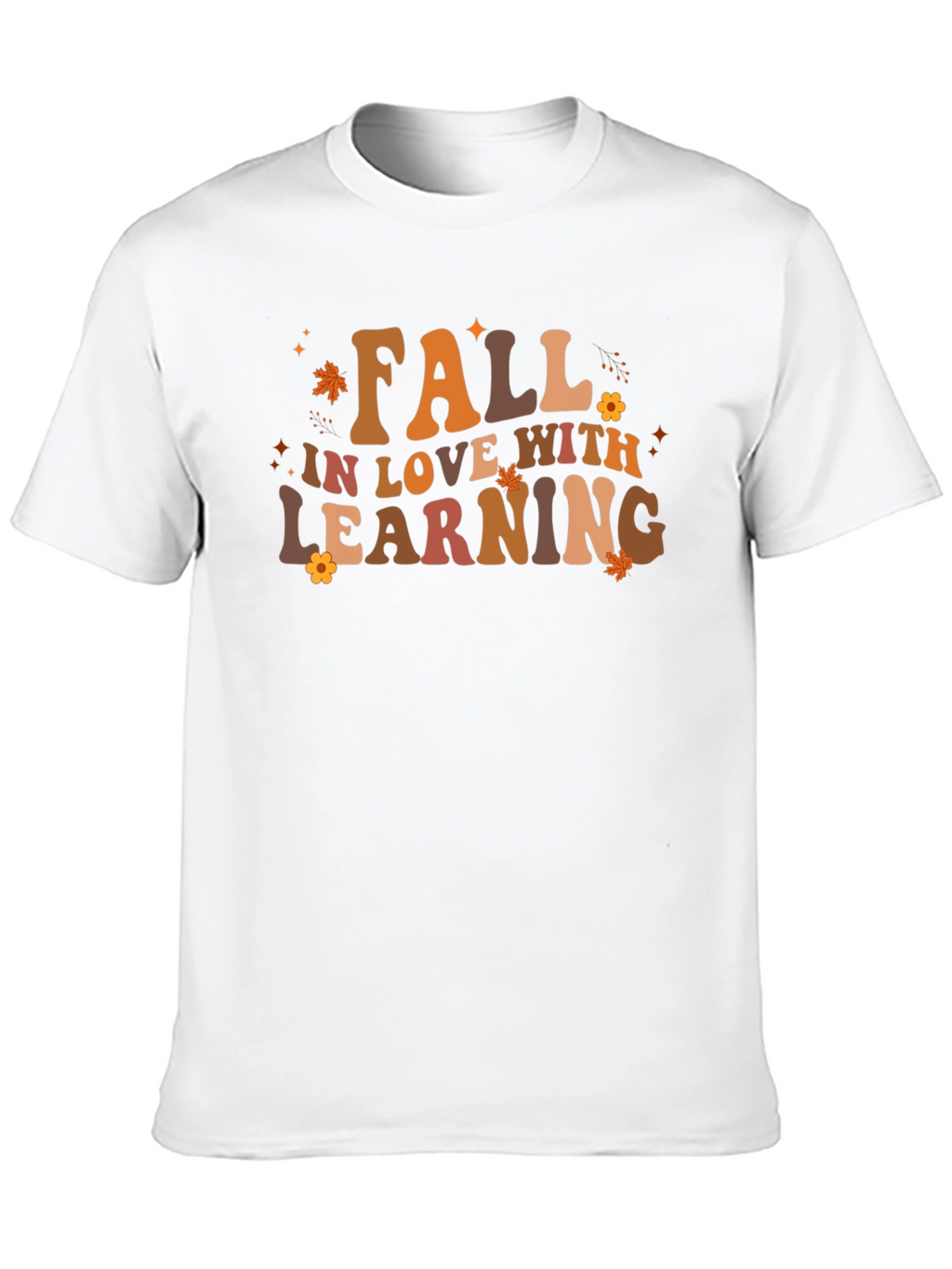 Fall In Love With Learning Black T-Shirt
