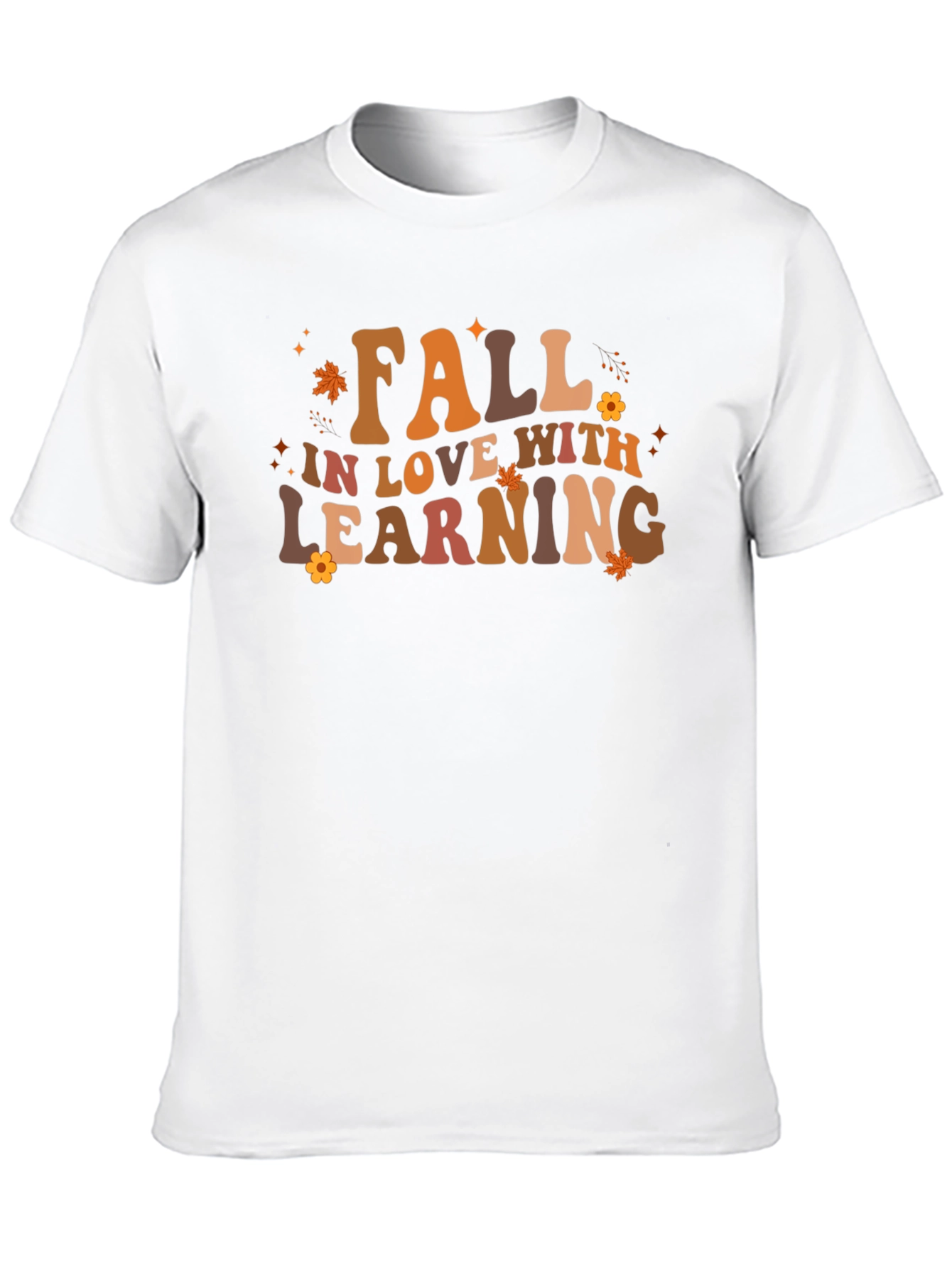 Fall In Love With Learning Black T-Shirt
