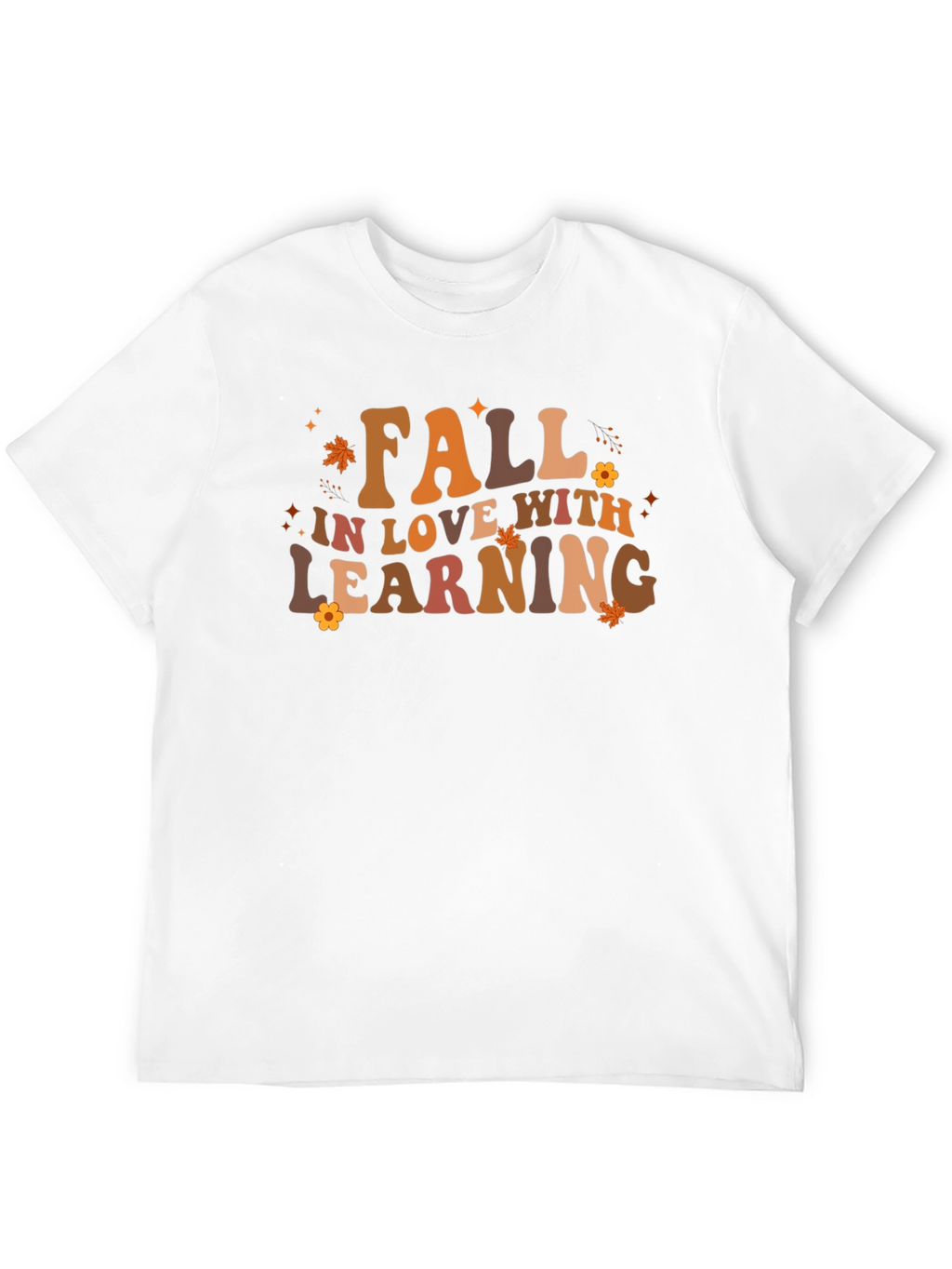 Fall In Love With Learning Black T-Shirt