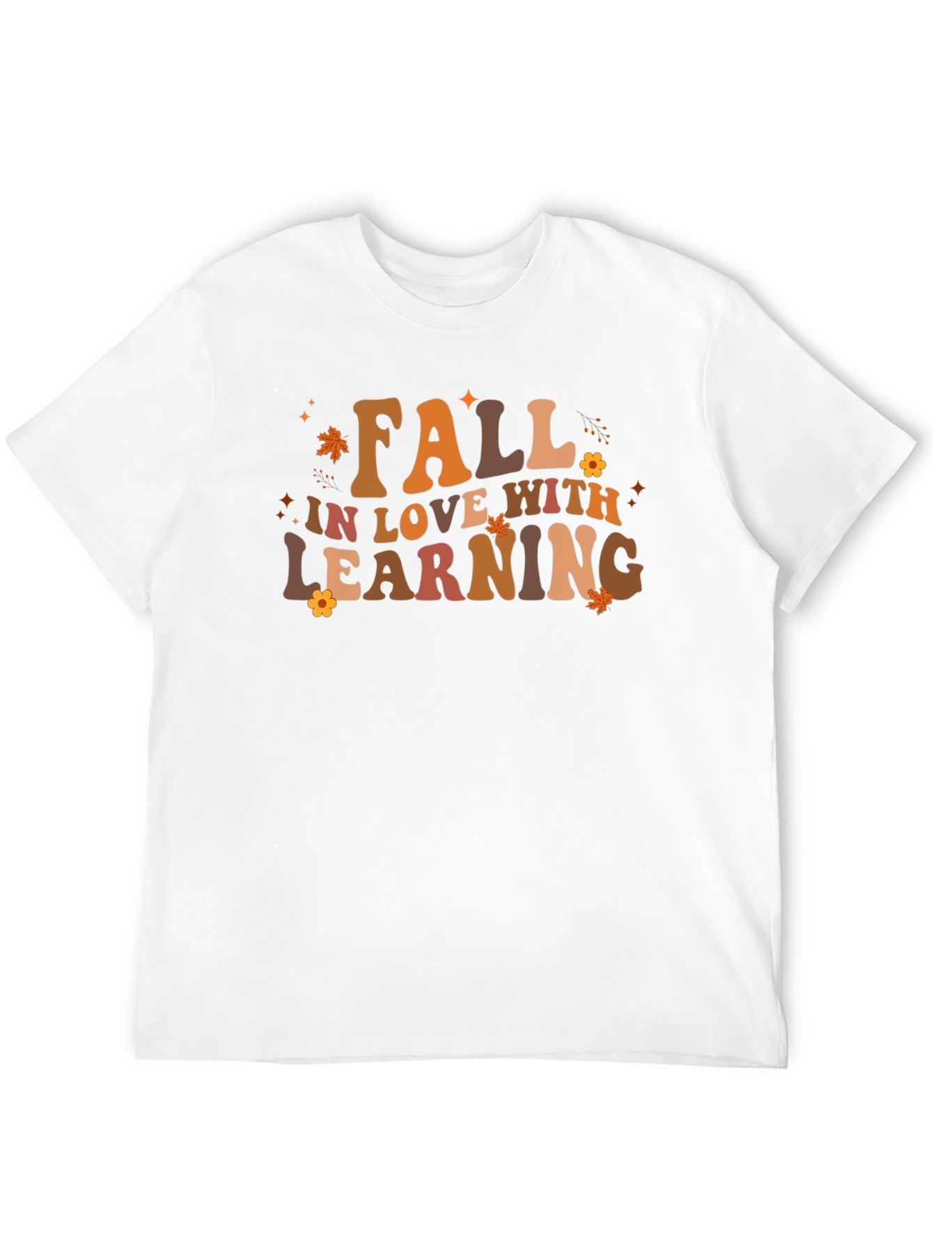 Fall In Love With Learning Black T-Shirt