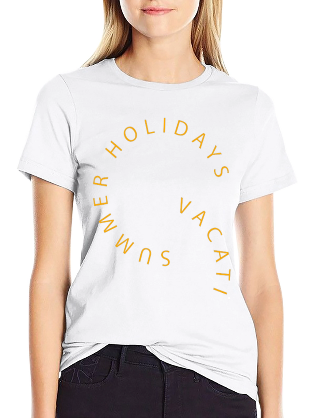 Summer Holiday Vacation T-Shirt - Black