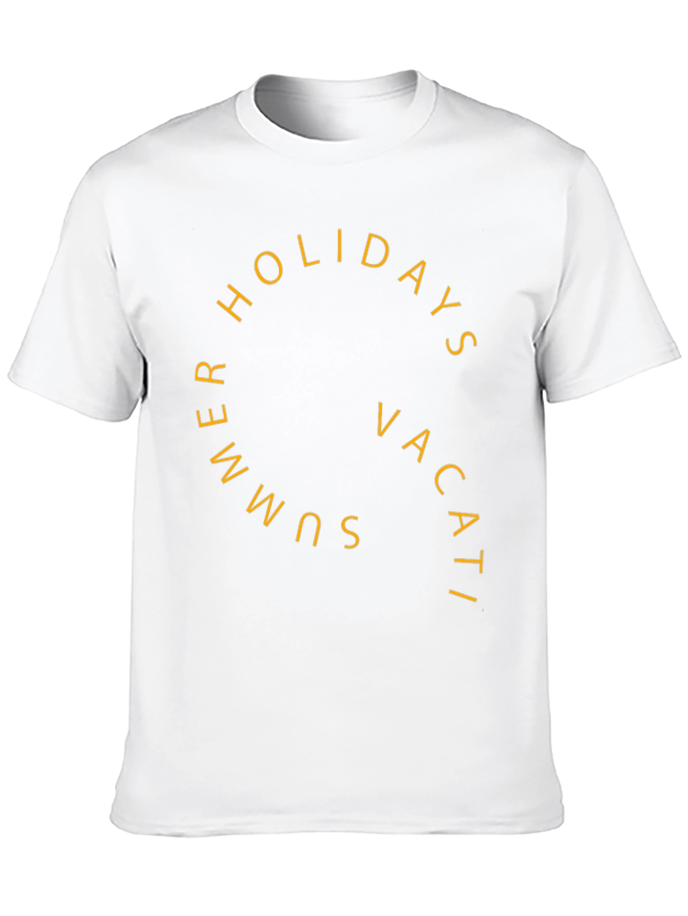 Summer Holiday Vacation T-Shirt - Black