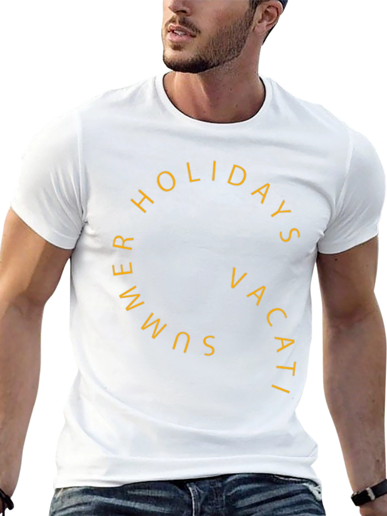 Summer Holiday Vacation T-Shirt - Black