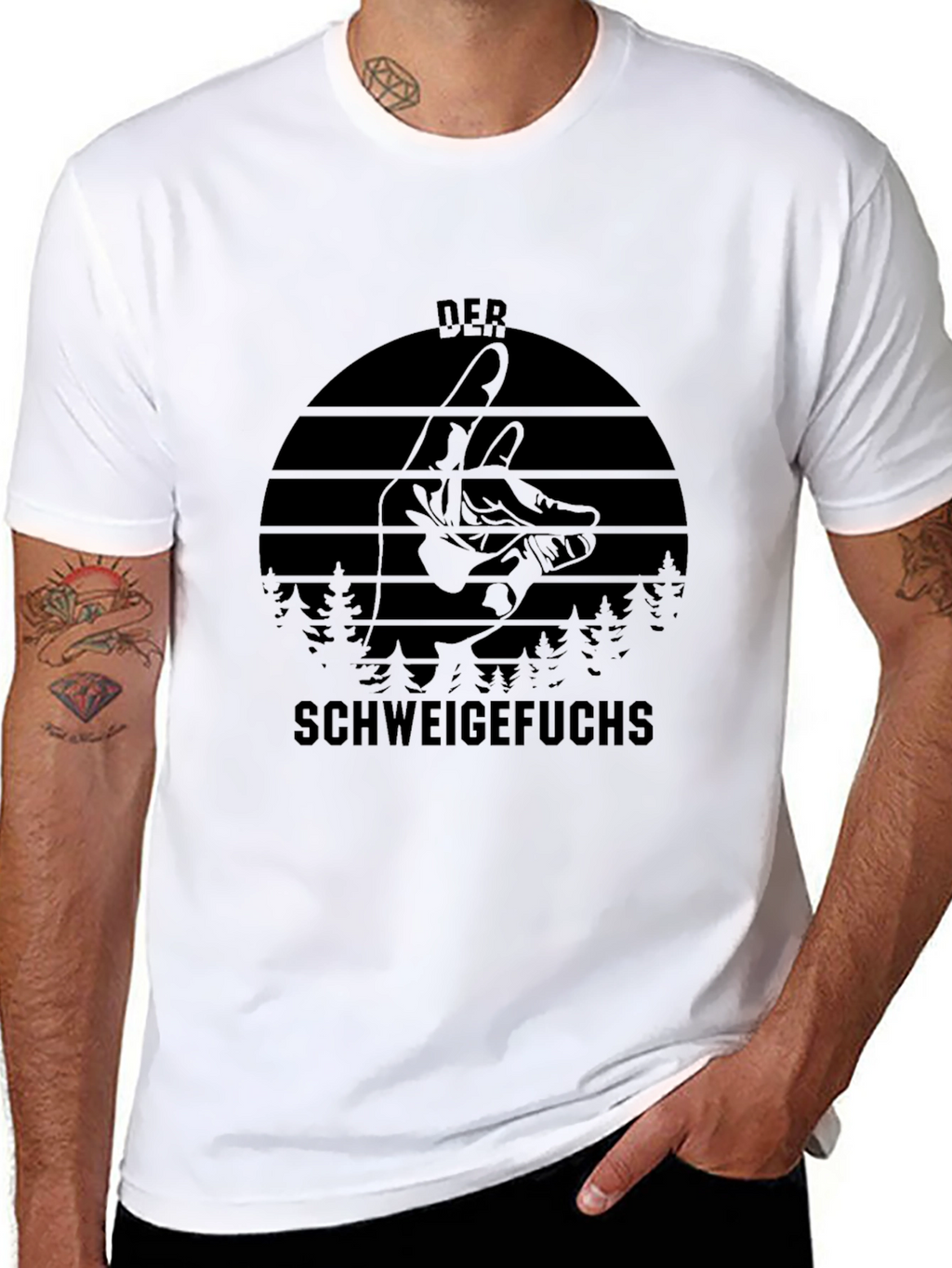 Der Schweigefuchs Graphic Tee