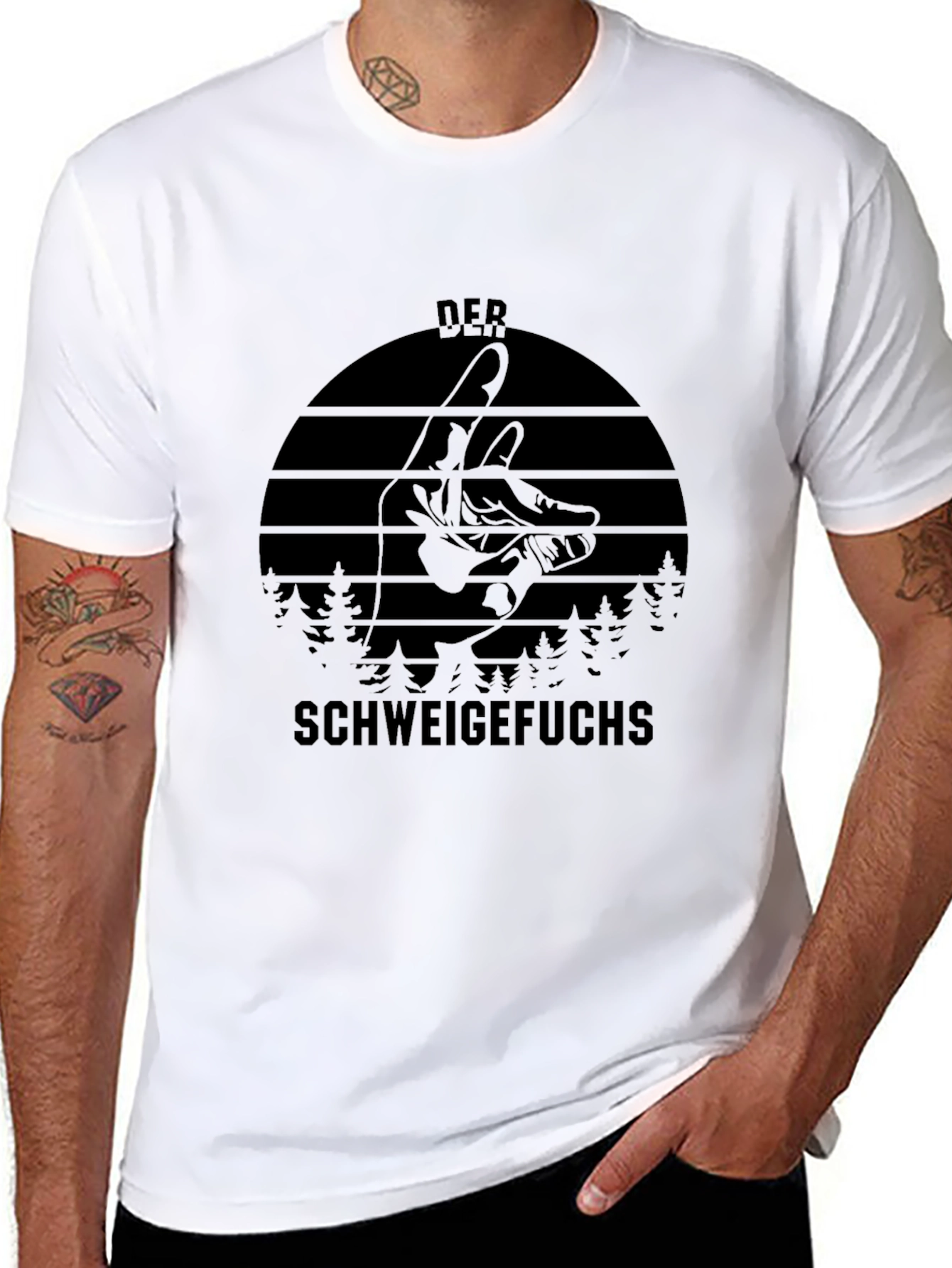 Der Schweigefuchs Graphic Tee