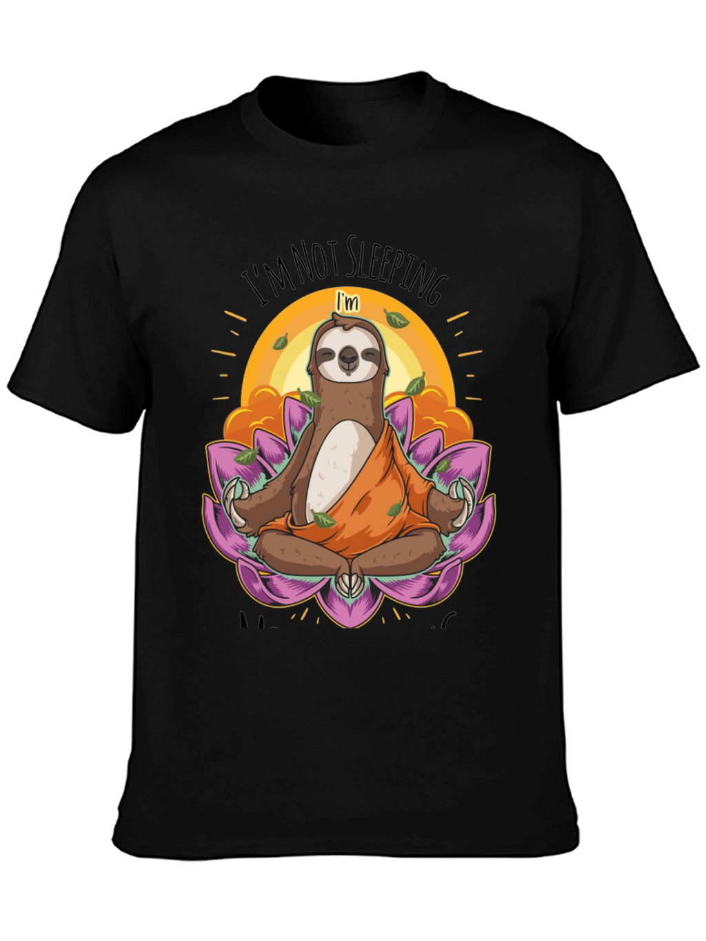 Meditating Sloth T-Shirt - Funny Yoga Tee
