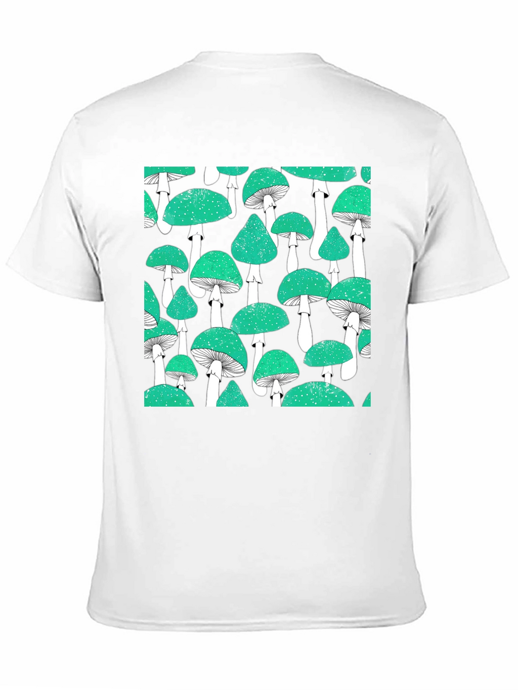 Mushroom Patterned T-Shirt