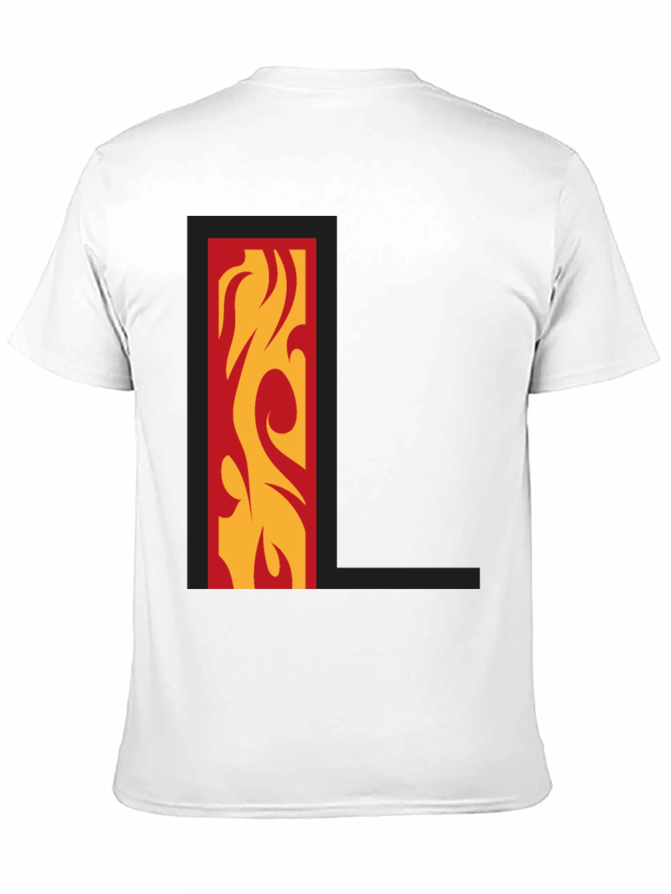 Fiery L Graphic Tee - Bold Style!