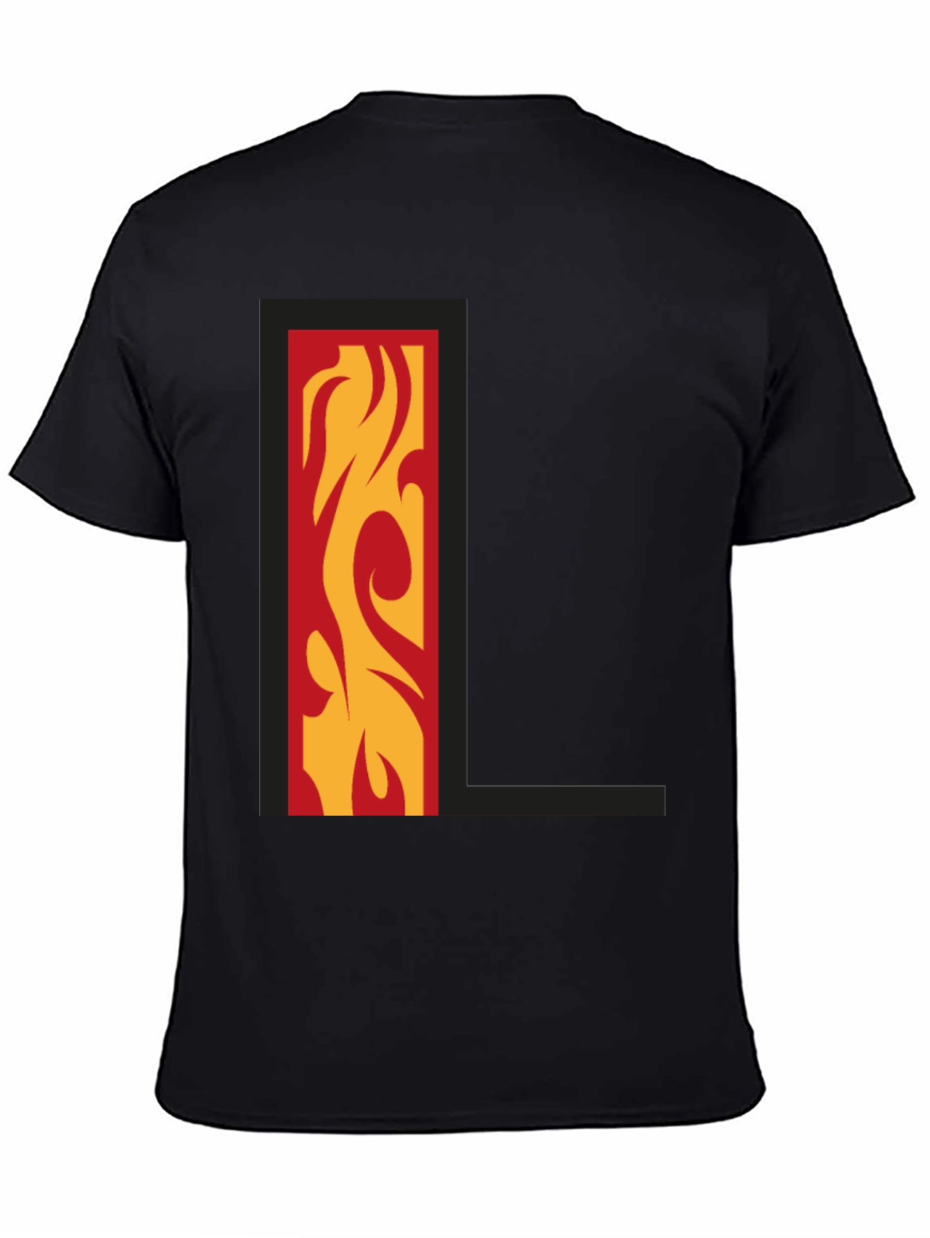 Fiery L Graphic Tee - Bold Style!