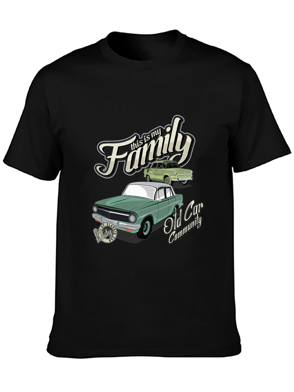 Classic Car Family Community T-Shirt