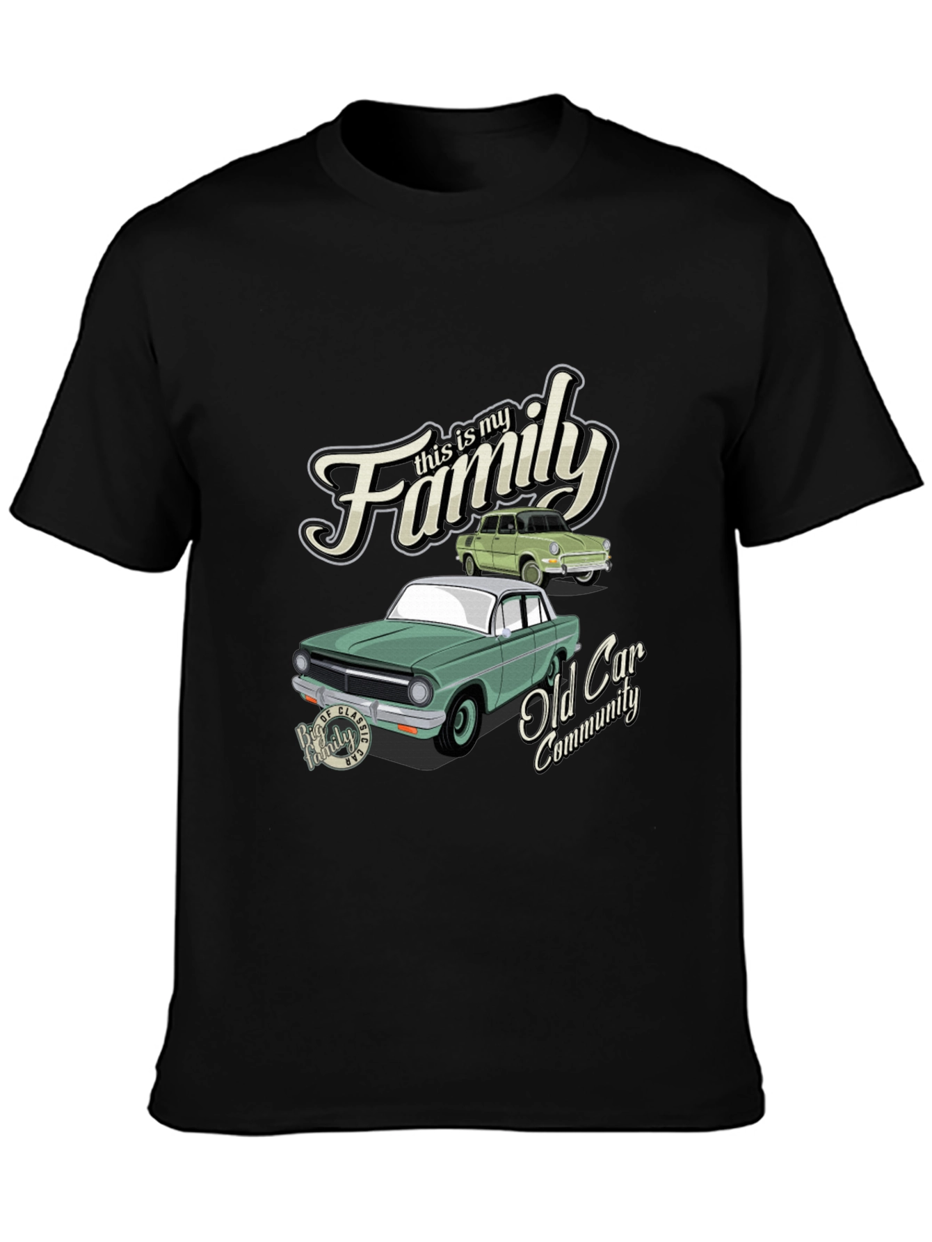 Classic Car Family Community T-Shirt