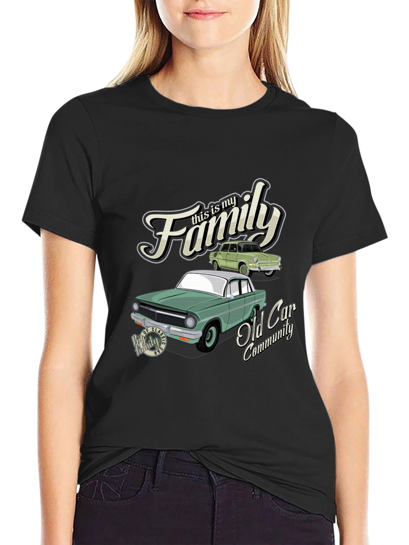 Classic Car Family Community T-Shirt