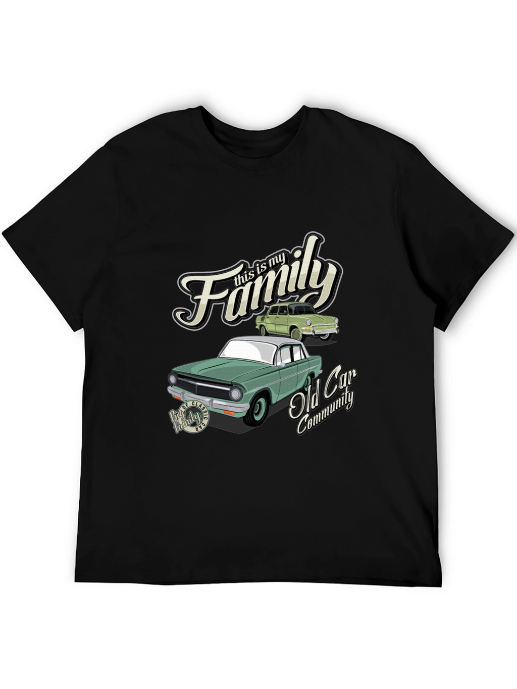 Classic Car Family Community T-Shirt