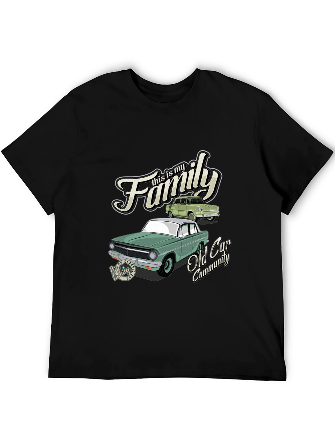 Classic Car Family Community T-Shirt