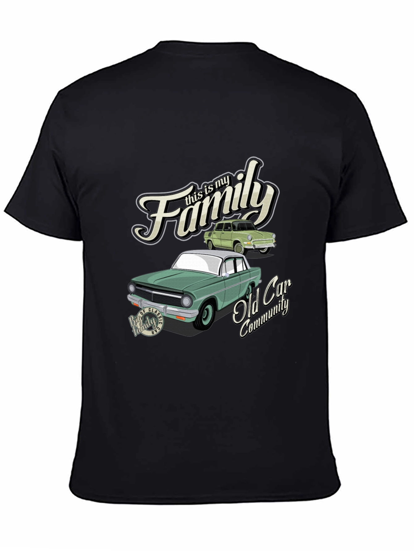 Classic Car Family Community T-Shirt