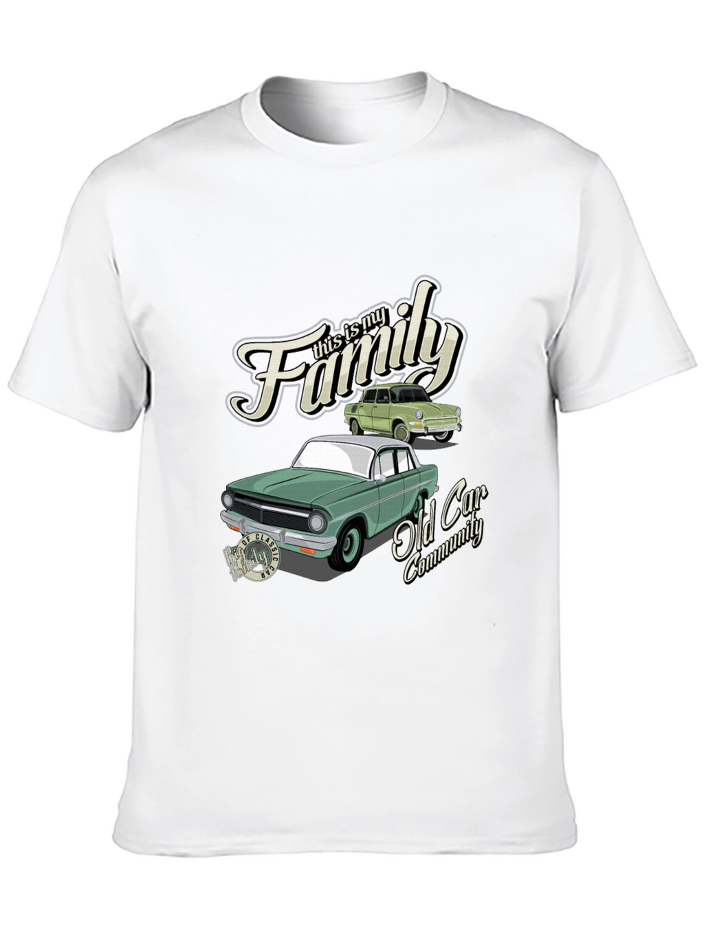 Classic Car Family Community T-Shirt