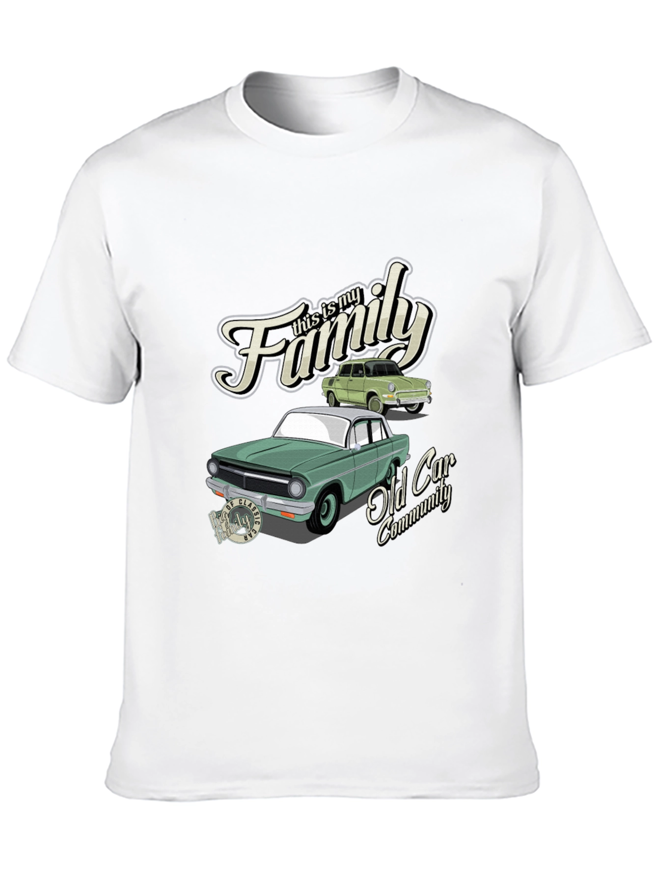 Classic Car Family Community T-Shirt