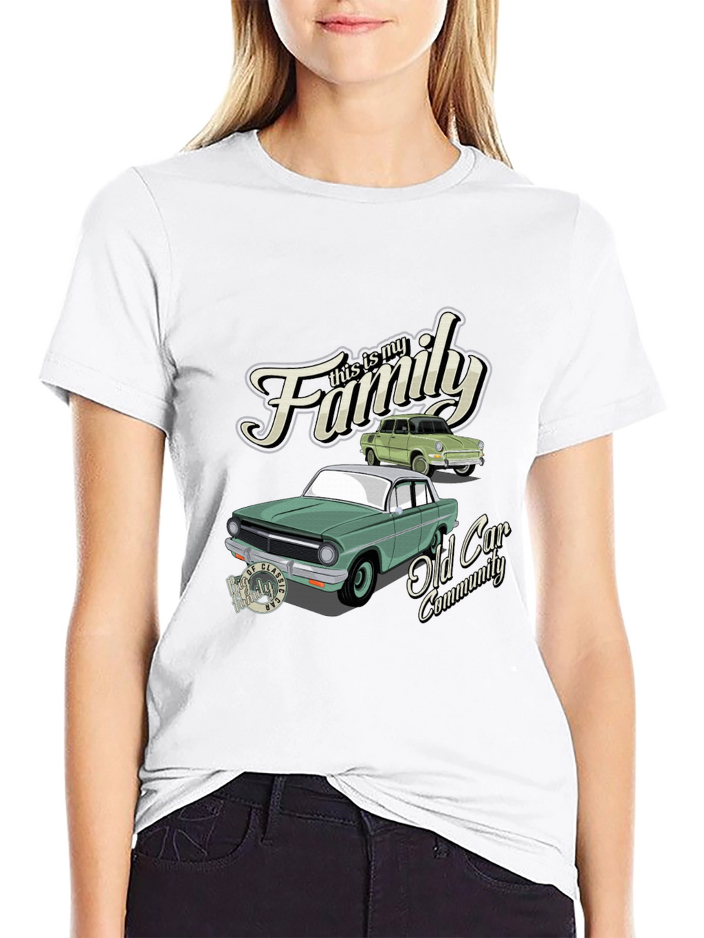 Classic Car Family Community T-Shirt