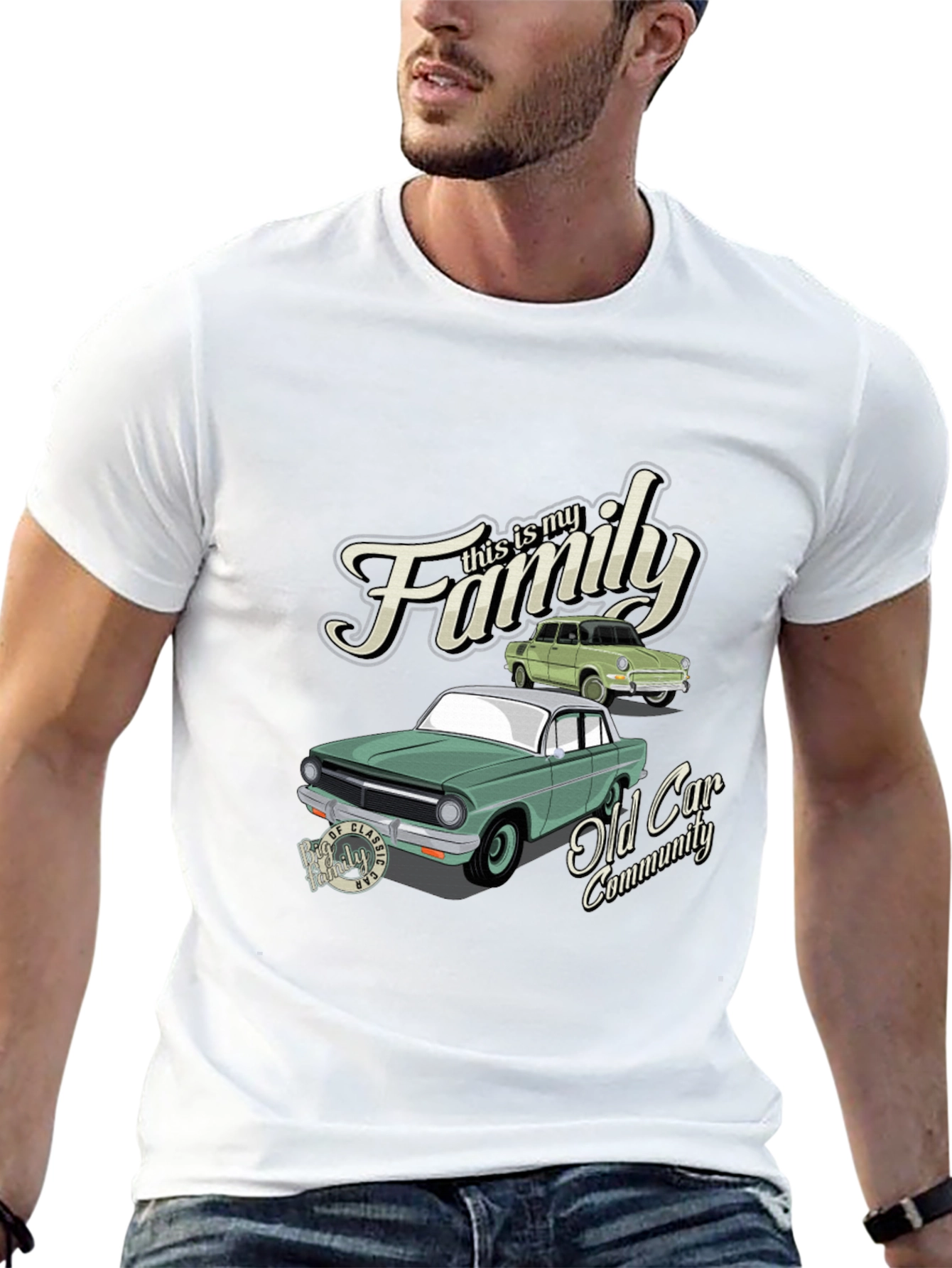 Classic Car Family Community T-Shirt