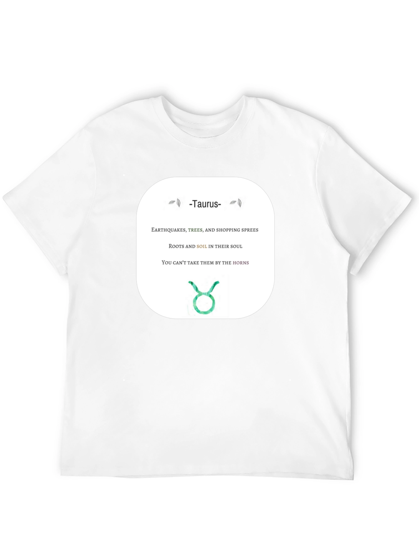 Taurus Zodiac Sign T-Shirt Horoscope Tee