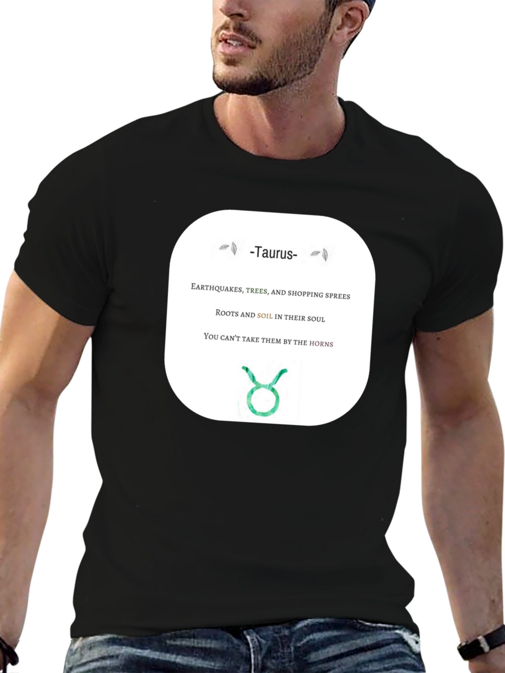 Taurus Zodiac Sign T-Shirt Horoscope Tee