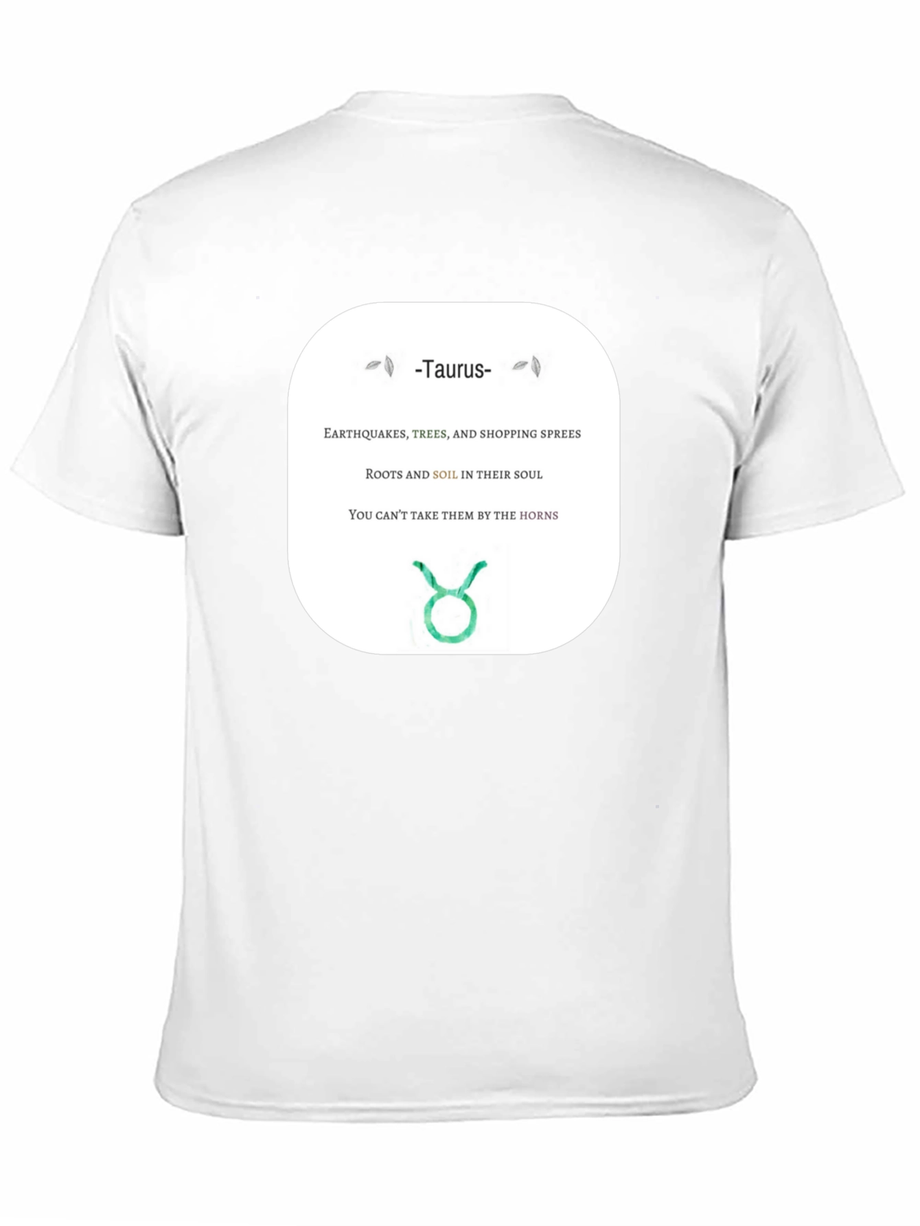 Taurus Zodiac Sign T-Shirt Horoscope Tee