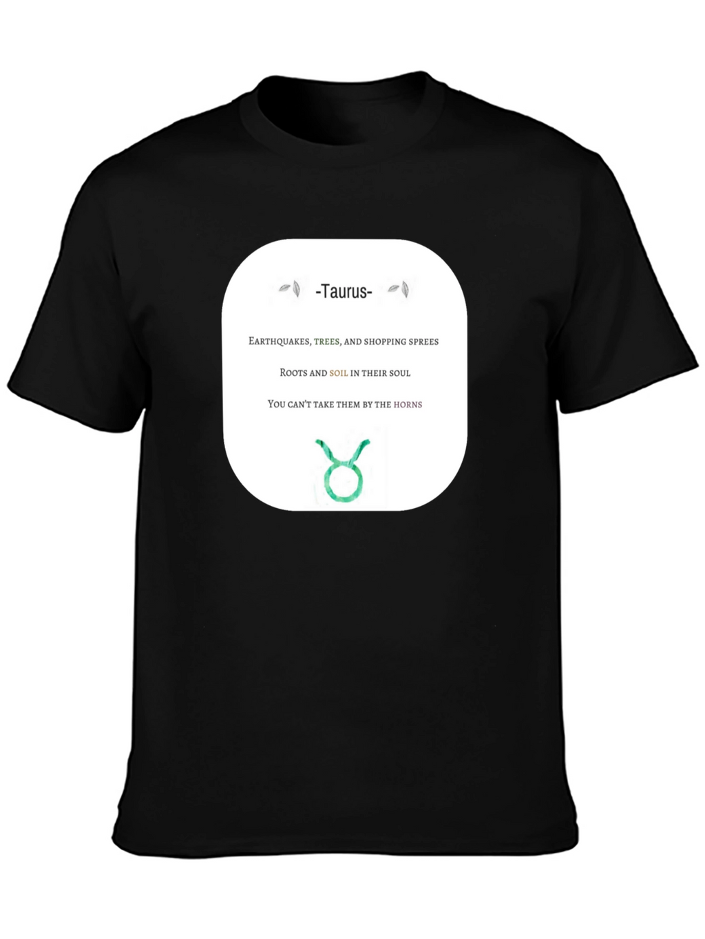 Taurus Zodiac Sign T-Shirt Horoscope Tee