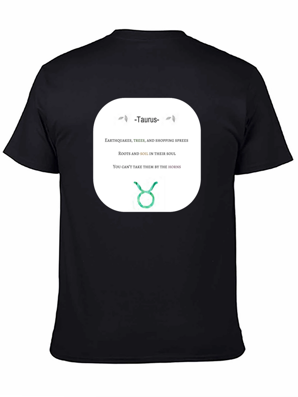 Taurus Zodiac Sign T-Shirt Horoscope Tee