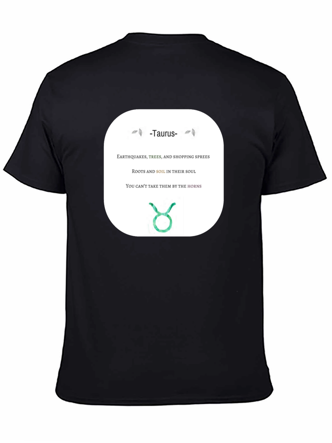 Taurus Zodiac Sign T-Shirt Horoscope Tee