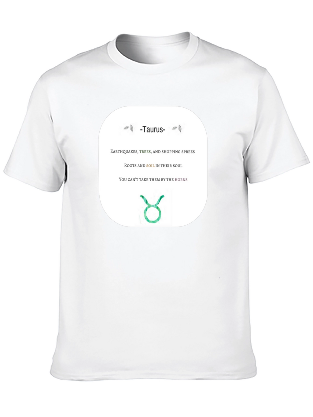 Taurus Zodiac Sign T-Shirt Horoscope Tee