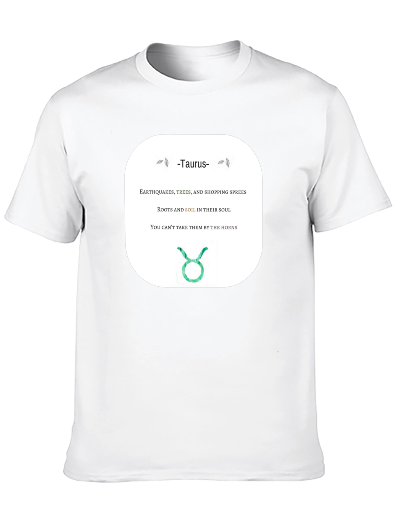 Taurus Zodiac Sign T-Shirt Horoscope Tee