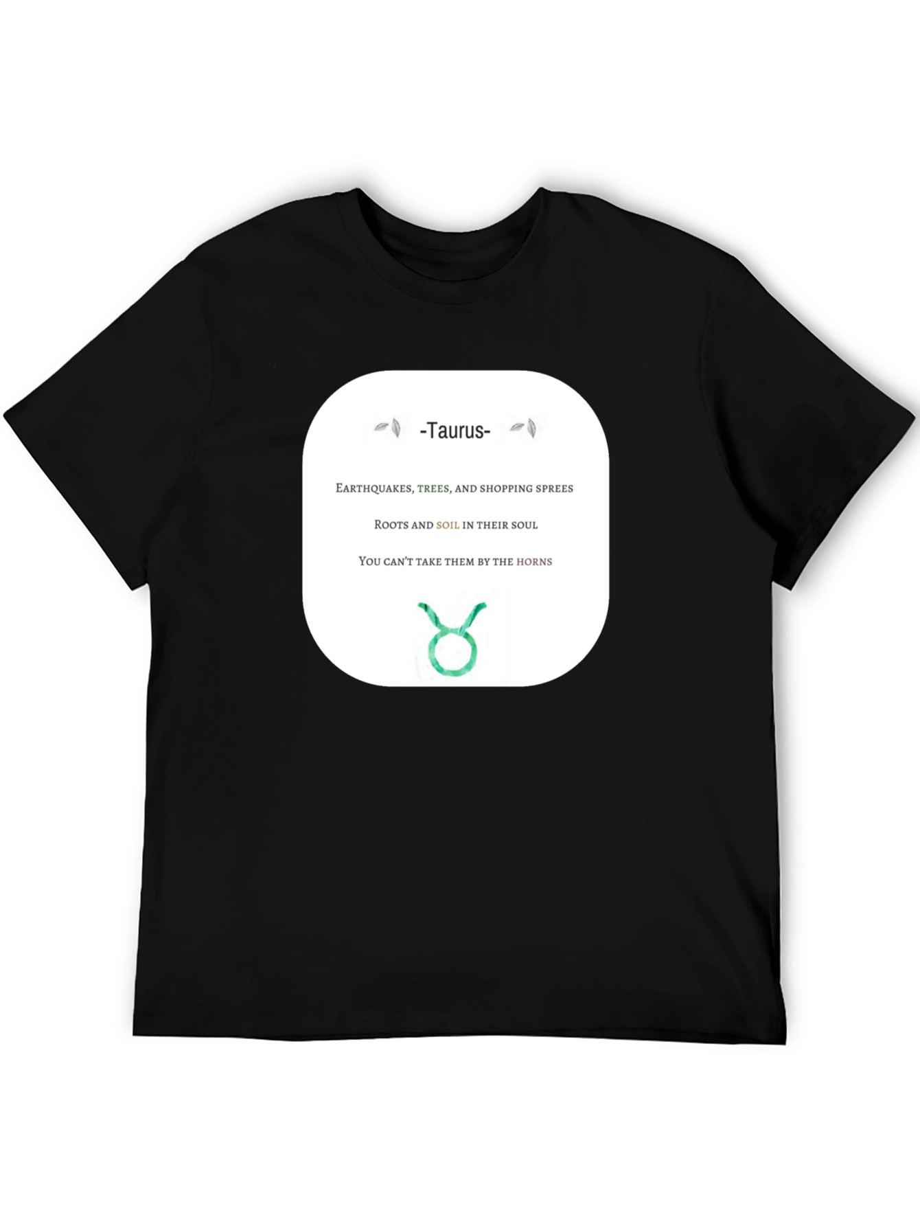 Taurus Zodiac Sign T-Shirt Horoscope Tee