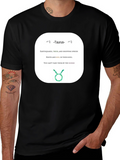 Taurus Zodiac Sign T-Shirt Horoscope Tee