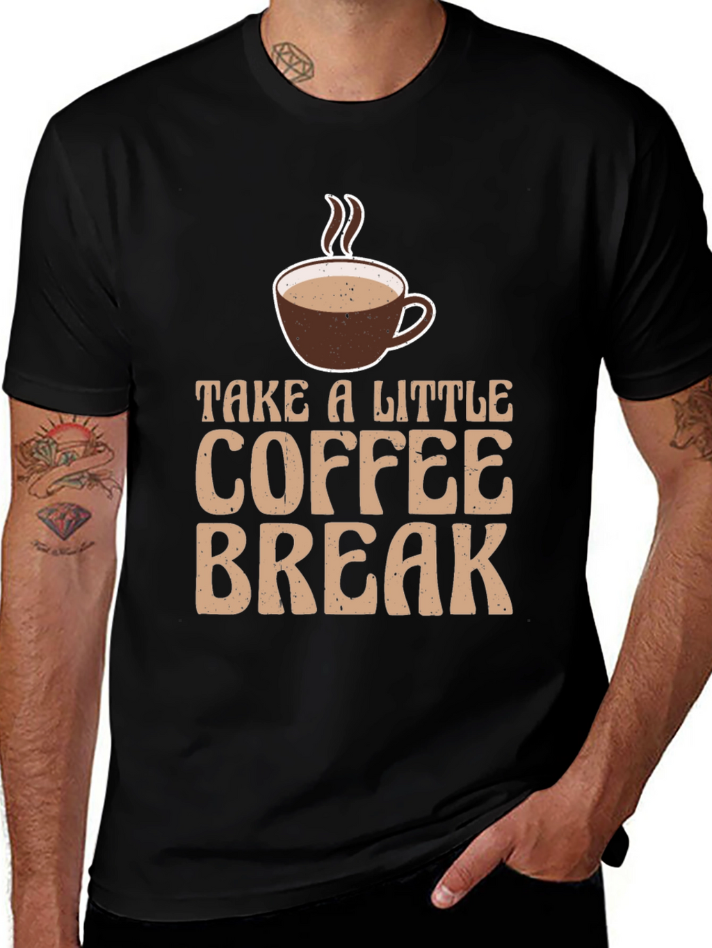 Coffee Break Graphic T-Shirt - Relax & Recharge