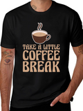 Coffee Break Graphic T-Shirt - Relax & Recharge
