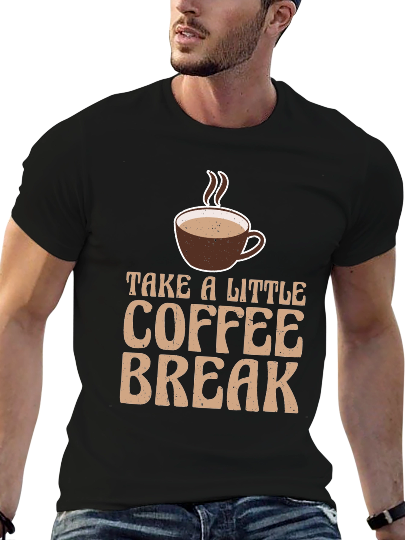 Coffee Break Graphic T-Shirt - Relax & Recharge