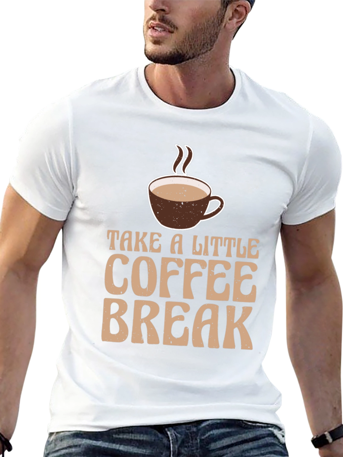 Coffee Break Graphic T-Shirt - Relax & Recharge