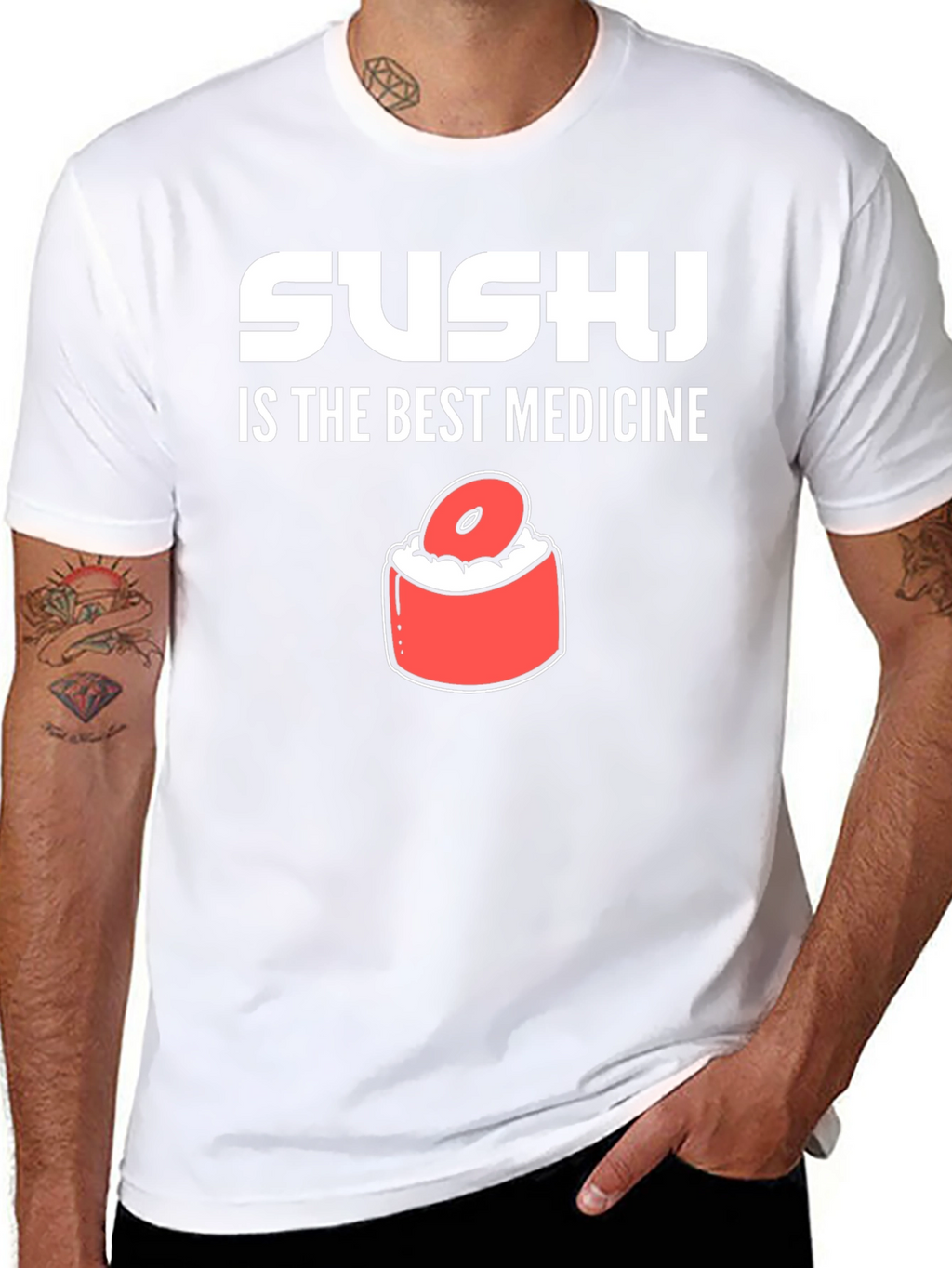 Sushi is the Best Medicine Graphic Tee